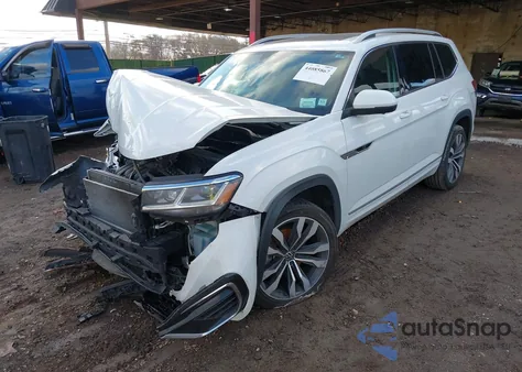 2021 Volkswagen Atlas 3.6L V6 Sel Premium R-Line z USA, uszkodzony, nr VIN 1V2FR2CA2MC563005